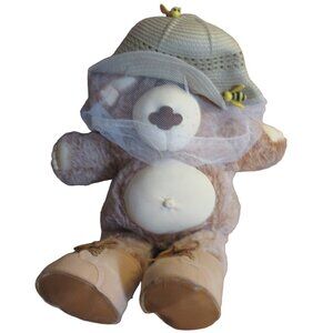 Furskins Bear Plush BOONE 1986 Bee-Keeper Xavier Roberts - Vintage 23" tall